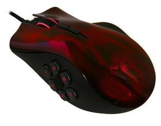 Razer RZ01-00750200-R3U1 Naga Hex Laser Gaming 5600dpi 6Buttons RED Mouse
