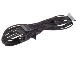 Silverstone SST-PP06B-4SATA10 6Pin to 4XSATA (550mm+150mm+150mm+150mm) Cable