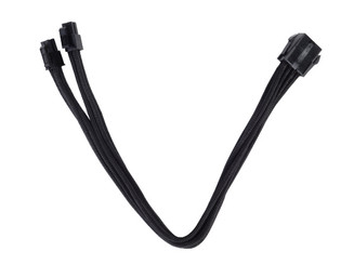 Silverstone SST-PP07-EPS8B (Black) 8pin to EPS12V 8(4+4)Pin Connector Cable