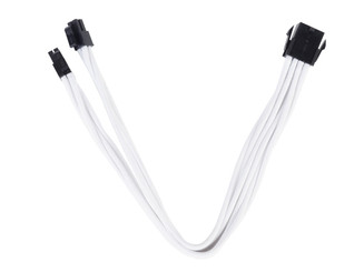 Silverstone SST-PP07-EPS8W (White) 8pin to EPS12V 8(4+4)Pin Connector Cable