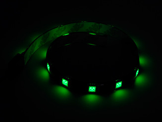 Silverstone SST-LS01V (Green) 300mm 15 LED Plastic Strip