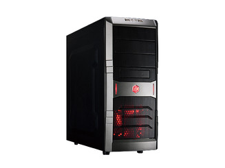 Silverstone SST-RL01B-USB3.0 M-ATX Red LED Mid Tower Case