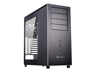 Silverstone SST-TJ04B-EW (Black + Window) Temjin Series ATX Mid Tower Case