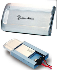 SilverStone MS05S Silver External Enclosure