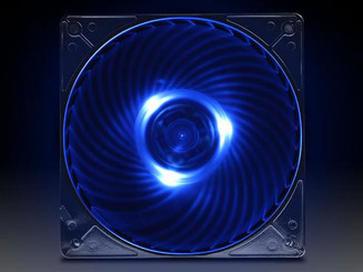 MASSCOOL 120mm Blue LED Cooling Fan BLD-12025S1M