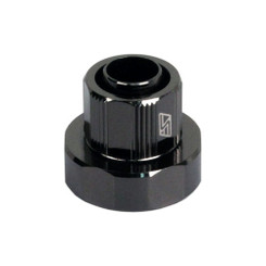 Swiftech  QC-NS-1/2-CF-BK Black Chrome Lok-Seal 1/2x3/8in Compression Fitting End Cap