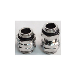 Swiftech G1/4-MMEXT-SHORT-CHR G1/4 Male-Male Lok-Seal SLI/CrossFireX connector fitting (11 to 18mm)