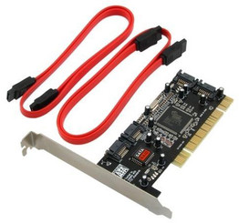 Syba SD-SATA-4P 4XPort SATA RAID PCI Controller Card
