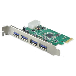 SYBA  SY-PEX20136 4xPort USB3.0  PCI Express Controller Card