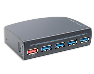 Syba SD-HUB20092 USB3.0 Int/Ext 4-Port Hub w/ Fast Charging Port