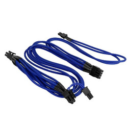 Thermaltake AC-011-CN5NAN-PB Individually Sleeved 6+2Pin PCI-E Cable Blue