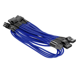 Thermaltake AC-013-CN5NAN-PB Individually Sleeved 4Pin Peripheral Cable &#65533; Blue