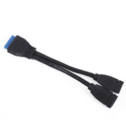 Thermaltake AC0030 QuickLink Cable External USB3.0 to Internal USB3.0 19pin Adapter