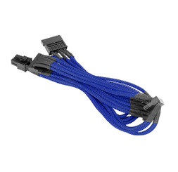 Thermaltake AC-012-CN5NAN-PB Individually Sleeved SATA Cable &#65533; Blue