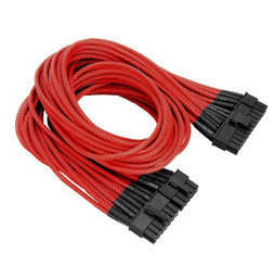 Thermaltake AC-009-CN3NAN-PR Individually Sleeved 20+4Pin ATX Cable &#65533; Red