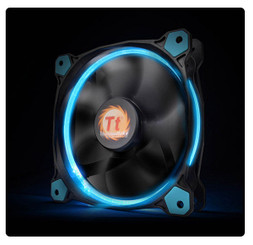 Thermaltake CL-F039-PL14BU-A Riing 14 High Static Pressure Blue LED Radiator Fan