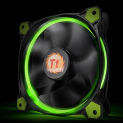 Thermaltake CL-F039-PL14GR-A Riing 14 High Static Pressure Green LED Radiator Fan