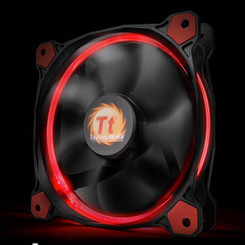 Thermaltake CL-F039-PL14RE-A Riing 14 High Static Pressure Red LED Radiator Fan