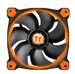 Thermaltake CL-F039-PL14OR-A Riing 14 High Static Pressure Orange LED Radiator Fan