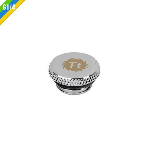 Thermaltake CL-W035-CU00BL-A Pacific G1//4 Stop Plug w// O-Ring � Black
