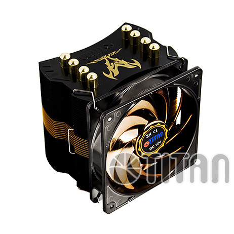 Titan TTC-NK85TZ/CS2 (RB) FENRIR EVO Quad Heatpipe Universal CPU Cooler -  AeroCooler