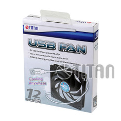 Titan TFD-12025SL05Z DC5V 120x120x25mm USB External Fan