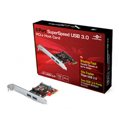 Vantec UGT-PC302 2-Port SuperSpeed USB 3.0 PCI-Express Host Card