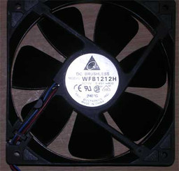 Delta WFB1212H-R00 120x25mm Hi-Speed Fan, 3pin