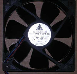 Delta WFB1212H-F00 120x25mm Hi-Speed Fan, 3pin