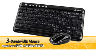 A4tech GL-5300 G7 2.4G Compact Wireless Desktop (Keyboard  + Mouse)