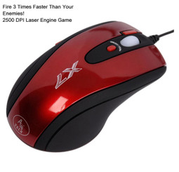 A4Tech X-750F-2 3x Fire Laser Game Mouse (Red/Black)