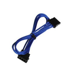 BitFenix BFA-MSC-MM45BK-RP (Blue) Alchemy Multisleeved 45cm 4Pin Molex Extension Cable