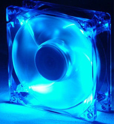 Enermax TC-12CAS-BL 120mm Blue 4 LED Fan w/ Speed Control