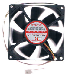 Evercool EC9232M12BA 92x92x32mm,Dual Ball Bearing Fan, 3Pin