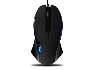 NZXT Avatar S Programmable 1600DPI Laser Gaming 5 Button Mouse (Black)