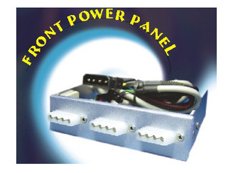 3.5inch Bay Front power panel w/ 3X4Pin Molex
