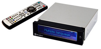 Silverstone MFP51B Multi-media system LCD display, Black