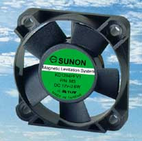 SUNON 40x40x10mm Ballbearing fan 3 Pin KDE1204PFB2