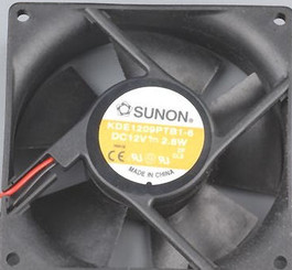 Sunon KDE1209PTB1-6 92x25mm Dual Ball Bearing Fan, 4pin