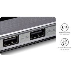 Luxa2 PO-UNP-PCP5BK-00 (Black) EnerG 8800mAh Portable Power Bank