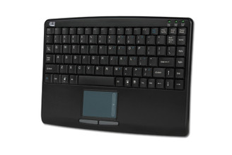 Adesso AKB-410UB USB Mini SlimTouch Touchpad Keyboard Black 