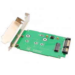 SYBA SI-ADA40083 M.2 NGFF to 2.5inch SATA III Card with Full/Low Profile Brackets 