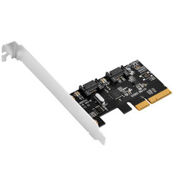 Silverstone SST-ECS03 2 Port SATA 6Gbps H/W RAID Low Profile PCIe X2 Card