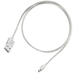 Silverstone SST-CPU01S Reversible USB-A to Reversible Micro-B Cable 1 Meter (3.3ft)
