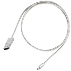 Silverstone SST-CPU02S 2-in-1 Micro-USB Combo USB-A to Micro-B Cable 1 meter(3.3ft)