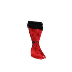 BitFenix BFA-MSC-24ATX45RK-RP Alchemy Multisleeved 30cm 24Pin ATX Male to 24Pin ATX Female Extension Cable (Red)