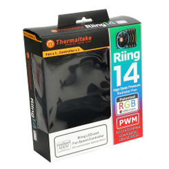 Thermaltake CL-F043-PL14SW-A Riing 14 RGB  140mm RGB LED Fan (Single Pack)