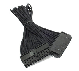 BitFenix BFA-MSC-24ATX45KK-RP Alchemy Multisleeved 30cm 24Pin ATX (M) to 24Pin ATX (F) Extension Cable (Black)
