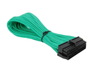 BitFenix Alchemy BFA-MSC-24ATX45GK-RP Multisleeved 30cm 24Pin ATX Male to 24Pin ATX Female Extension Cable (Green)