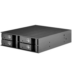 Silverstone SST-FS204B 4 x 2.5inch SAS/SATA Drives to 5.25inch Bay Front Panel Storage